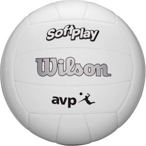 imageWILSON AVP Soft Play Volleyball  Official SizeWhite