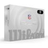 imageWILSON 2025 Duo Soft NFL Golf Ball  12 Balls White Atlanta FalconsLas Vegas Raiders