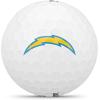 imageWILSON 2025 Duo Soft NFL Golf Ball  12 Balls White Atlanta FalconsLos Angeles Chargers
