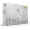 imageWILSON 2025 Duo Soft NFL Golf Ball  12 Balls White Atlanta FalconsNew Orleans Saints