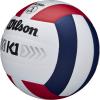 imageWILSON Indoor Game Volleyballs  Official SizeRedWhiteNavy