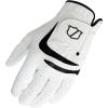 imageWILSON Mens Grip Plus Golf Gloves  WhiteBlackXLarge