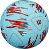 imageWILSON NCAA Vanquish Soccer Ball  Size 4 BlueRedWhite