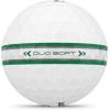 imageWilson 2025 Duo Soft Golf Balls  12 BallsGreenSilver Stripe