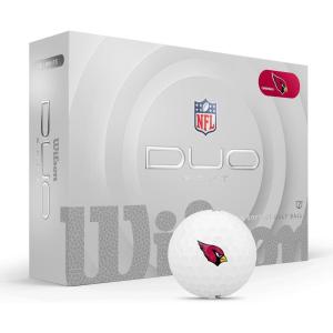 imageWILSON 2025 Duo Soft NFL Golf Ball  12 Balls White Atlanta FalconsArizona Cardinals