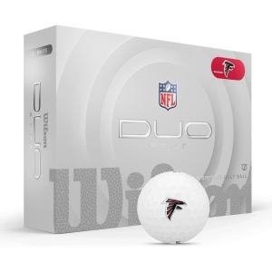 imageWILSON 2025 Duo Soft NFL Golf Ball  12 Balls White Atlanta FalconsAtlanta Falcons