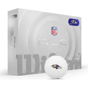 imageWILSON 2025 Duo Soft NFL Golf Ball  12 Balls White Atlanta FalconsBaltimore Ravens