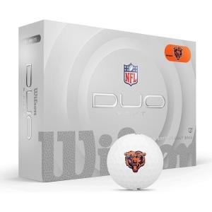imageWILSON 2025 Duo Soft NFL Golf Ball  12 Balls White Atlanta FalconsChicago Bears