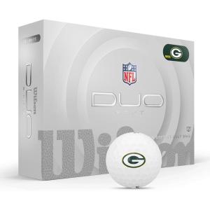 imageWILSON 2025 Duo Soft NFL Golf Ball  12 Balls White Atlanta FalconsGreen Bay Packers