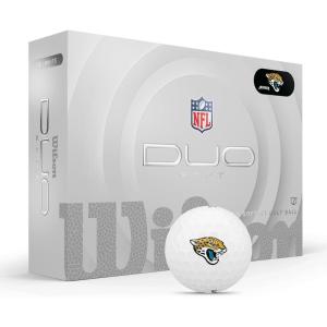 imageWILSON 2025 Duo Soft NFL Golf Ball  12 Balls White Atlanta FalconsJacksonville Jaguars