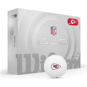 imageWILSON 2025 Duo Soft NFL Golf Ball  12 Balls White Atlanta FalconsKansas City Chiefs