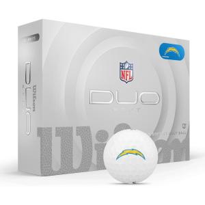 imageWILSON 2025 Duo Soft NFL Golf Ball  12 Balls White Atlanta FalconsLos Angeles Chargers