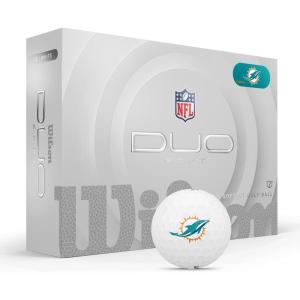 imageWILSON 2025 Duo Soft NFL Golf Ball  12 Balls White Atlanta FalconsMiami Dolphins