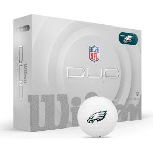 imageWILSON 2025 Duo Soft NFL Golf Ball  12 Balls White Atlanta FalconsPhiladelphia Eagles