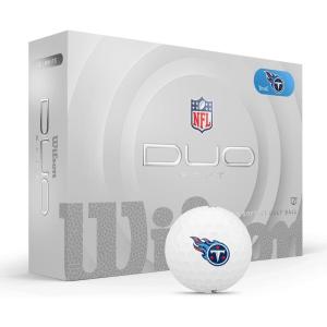 imageWILSON 2025 Duo Soft NFL Golf Ball  12 Balls White Atlanta FalconsTennessee Titans