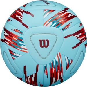 imageWILSON NCAA Vanquish Soccer Ball  Size 4 BlueRedWhite