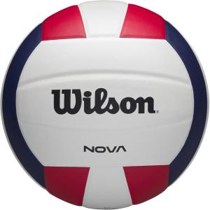 imageWILSON Nova Indoor Game Volleyballs  Official SizeRedWhiteNavy