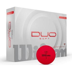 imageWilson 2025 Duo Soft Golf Balls  12 BallsRed