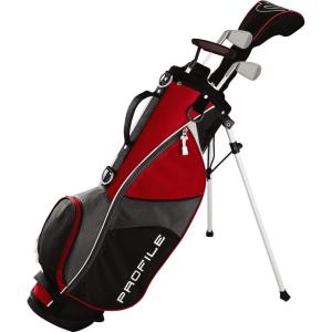 imageWilson Junior Profile JGI Complete Golf Club Package Set  Stand BagRed