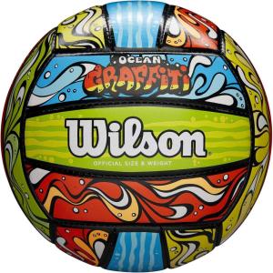 imageWilson Outdoor Recreational Volleyball  Official SizeGreenOrangeBlue