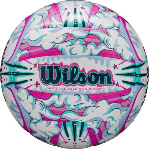 imageWilson Outdoor Recreational Volleyball  Official SizeWhitePurple
