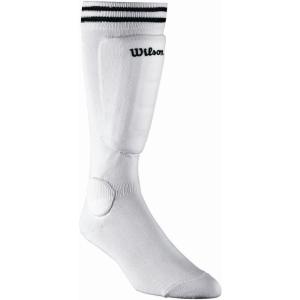 imageWilson Soccer Sock Shin Guards  Youth and Peewee SizesWhite
