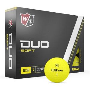 imageWILSON Staff Duo Soft Golf Balls  12 Pack Yellow