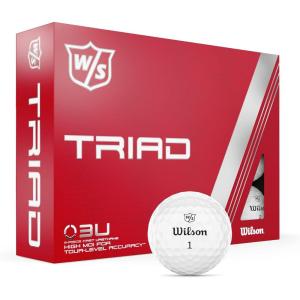 imageWilson Staff Triad Golf Ball  12 Balls White