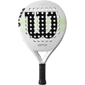imageWilson Optix V1 Padel Rackets  Grip Size 24 14quotWhiteGreen