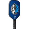 imageWILSON NBA Collection Fierce Team Pickleball Paddles  Grip Size 24 14quotDallas Mavericks