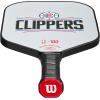 imageWILSON NBA Collection Fierce Team Pickleball Paddles  Grip Size 24 14quotLos Angeles Clippers