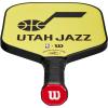 imageWILSON NBA Collection Fierce Team Pickleball Paddles  Grip Size 24 14quotUtah Jazz