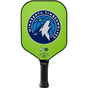 imageWILSON NBA Collection Fierce Team Pickleball Paddles  Grip Size 24 14quotMinnesota Timberwolves