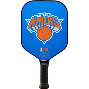 imageWILSON NBA Collection Fierce Team Pickleball Paddles  Grip Size 24 14quotNew York Knicks