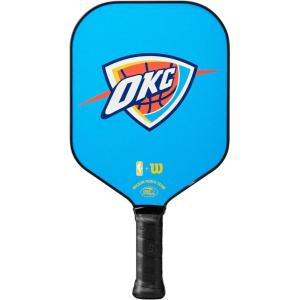 imageWILSON NBA Collection Fierce Team Pickleball Paddles  Grip Size 24 14quotOklahoma City Thunder