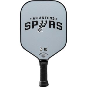 imageWILSON NBA Collection Fierce Team Pickleball Paddles  Grip Size 24 14quotSan Antonio Spurs