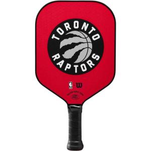 imageWILSON NBA Collection Fierce Team Pickleball Paddles  Grip Size 24 14quotToronto Raptors