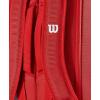 imageWILSON 2025 Super Tour Red Tennis Racket Bags  RedWhiteHolds up to 6 Rackets