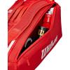 imageWILSON 2025 Super Tour Red Tennis Racket Bags  RedWhiteHolds up to 6 Rackets