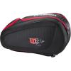 imageWILSON Bela Super Tour Padel Bag  BlackRed Holds up to 4 Paddles
