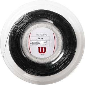 imageWILSON Revolve Tennis String  Set and 200m Reel 16 and 17 GaugeBlack