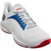 imageWILSON Mens Hurakn 20 Padel ShoesWhiteDeja Vu BlueWilson Red