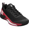 imageWILSON Mens Rush Pro 45 SneakerBlackInfraredWhite