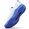 imageWILSON Mens Rush Pro 45 SneakerWhiteAmparo BlueSafety Yellow