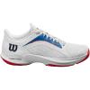 imageWILSON Mens Hurakn 20 Padel ShoesWhiteDeja Vu BlueWilson Red