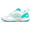 imageWILSON Womens Hurakn Pro V2 Padel ShoesWhiteTurquoise