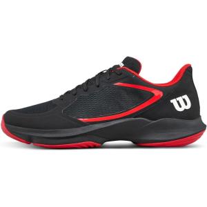 imageWILSON Mens Hurakn Lite Padel ShoesBlackInfaredWhite
