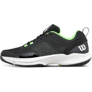 imageWILSON Mens Hurakn Pro V2 Padel ShoesBlackWhiteGreen Gecko
