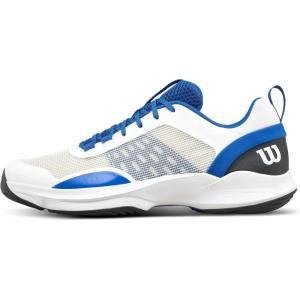 imageWILSON Mens Hurakn Pro V2 Padel ShoesWhiteDeja Vu BlueBlack