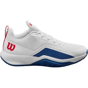 imageWILSON Mens Rush Pro Lite SneakerWhiteDeja Vu BlueWilson Red